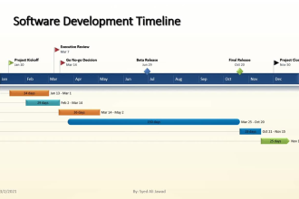 design gantt charts, dashboard and timeline on ms excel and powerpoint