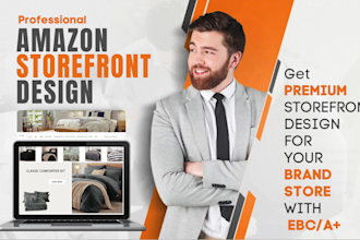 create amazon storefront design or amazon storefront