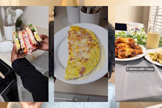 do a faceless food recipe video