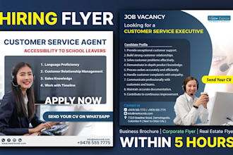 design business, corporate, and real estate flyers