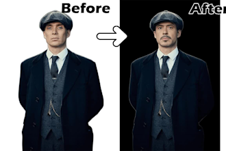 do realistic face or head swap using ai and photoshop