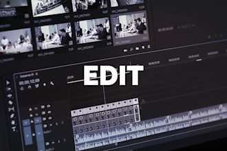 do expert video editing and motion graphics
