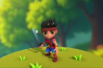 create low poly 3d models for games