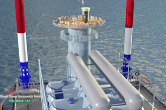 create realistic 3d marine industry shipyard animation
