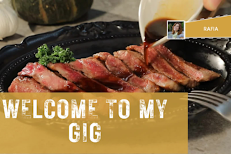 be your cooking video editor for youtube and instagram reels