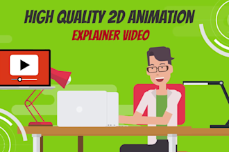 create a 2d animated explainer video in 24 hours