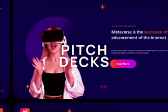 design powerpoint presentation, pitch deck for your business