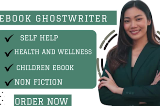 ghostwrite nonfiction ebook self help ebook christian book children book