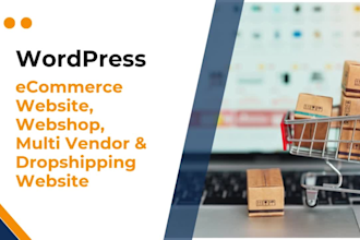 design wordpress dropshipping website, ecommerc store and multi vendor webshop