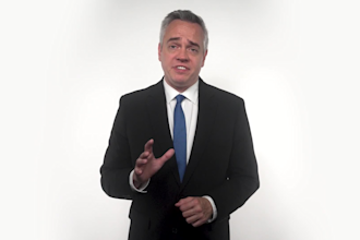 create your white screen spokesman spokesperson video
