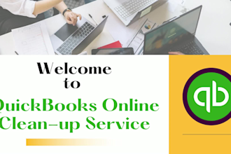catch up, clean up, and do bookkeeping in quickbooks online