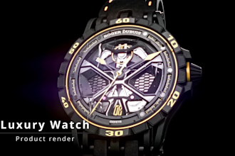 do a cinematic 3d product rendering and animation