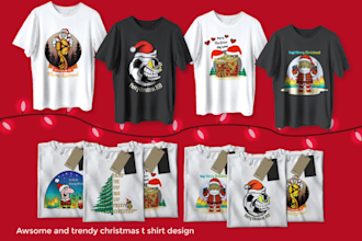 design christmas t shirt for you