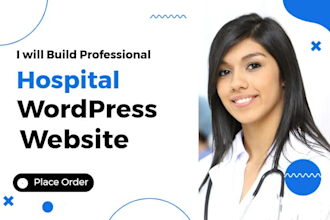 create clinic healthcare hospital doctor medical dental health wordpress website