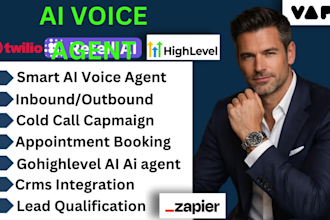 ai voice agent cold calling agent receptionist vapi retell make com chatbot n8n