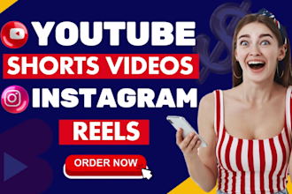 create custom trending youtube shorts videos and instagram reels