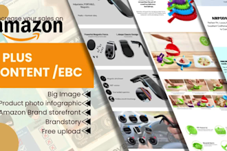 create premium amazon a plus content and amazon enhance brand content