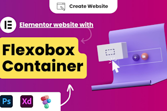 create or convert websites with elementor flexbox container