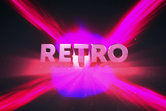 make retro animation video