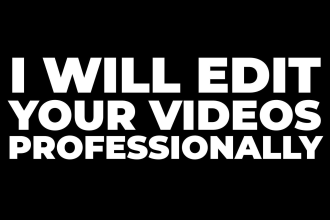 do professional video editing and post production