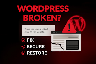 do any wordpress fix, critical error and wordpress bug fix