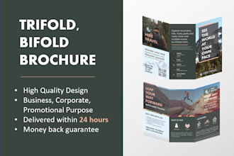 design brochure, flyer, leaflet, pamphlet, tri fold, bi fold