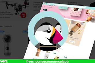 design prestashop ecommerce  premium store from scratch