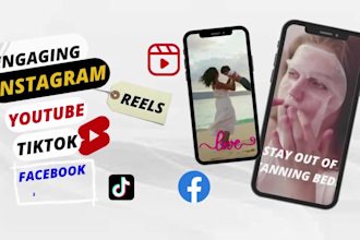 create content for tik tok videos, instagram reels, snapchat, and youtube shorts