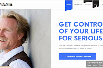 design coaching website for life coach, consultant, will design coaching website