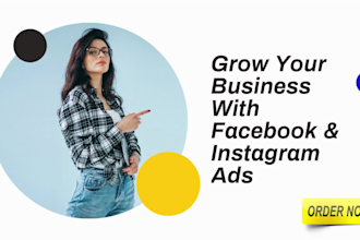 be your facebook ads manager, fb ads campaign, instagram ads