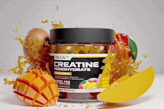3d supplement animation 3d beverage product beer cinema 4d blender rendering