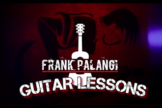 provide online electric or acoustic guitar lessons