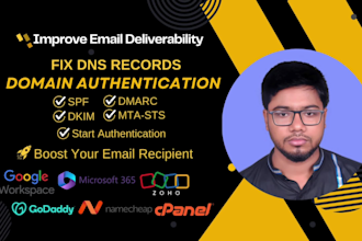 configure dns records and warm up emails to boost email deliverability
