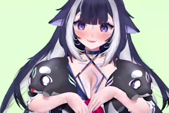 rig live2d vtuber model, 2d vtuber model, anime live2d model vtuber vtube studio