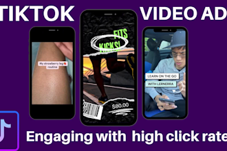 create a tiktok ads video creative for your tik tok ads campaign