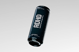 design professional energy drink can packaging and label
