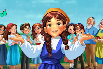 create childrens book illustrations in storybook style