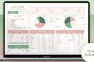 create custom financial budget planner and travel planners in google sheets