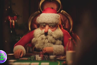 customize amazing santa christmas greetings ads