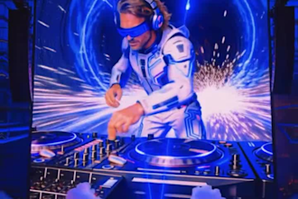 create concert show billboard animation for led wall, led screen and stage show