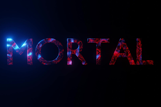 create realistic 3d text animation