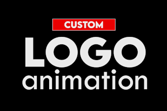 create logo animation, video intro and  outro