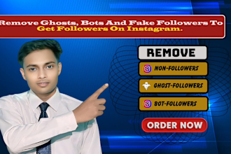 unfollow ghosts, bots and fake followers to increase growth on instagram