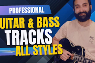 be your session guitarist and bassist