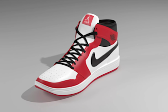 create 3d shoes, sneakers, footwear mockups, and animation