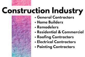 create a b2b contact list of construction companies