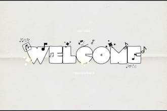create cute youtube intro and outro video templates