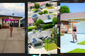 edit trendy real estate reels and premium real estate video editing