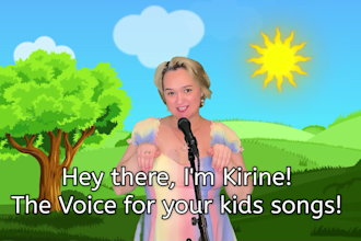 sing your children songs in a cute voice