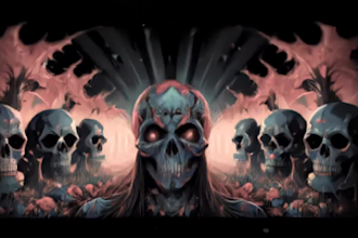 make a heavy metal or rock animated ai music video
